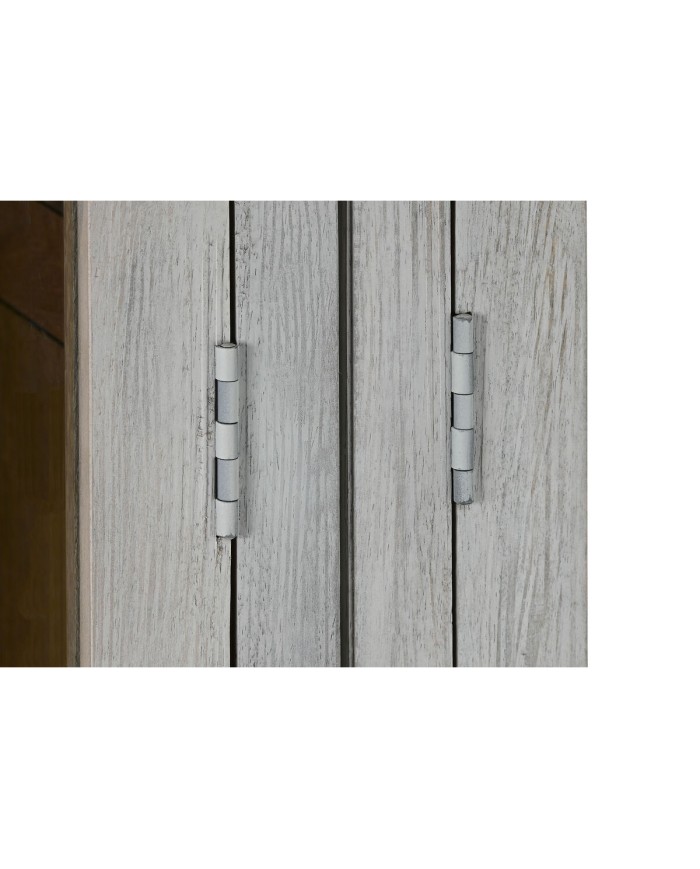 Stand Espositore Home ESPRIT Bianco Cristallo Legno di mango 200 x 45 x 230 cm