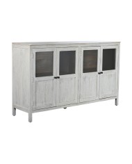 Credenza Home ESPRIT Argentato Ottone Marmo 180 x 40 x 85 cm 180 x 40 x 86 cm