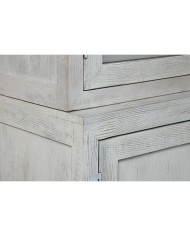 Stand Espositore Home ESPRIT Bianco Cristallo Legno di mango 200 x 45 x 230 cm