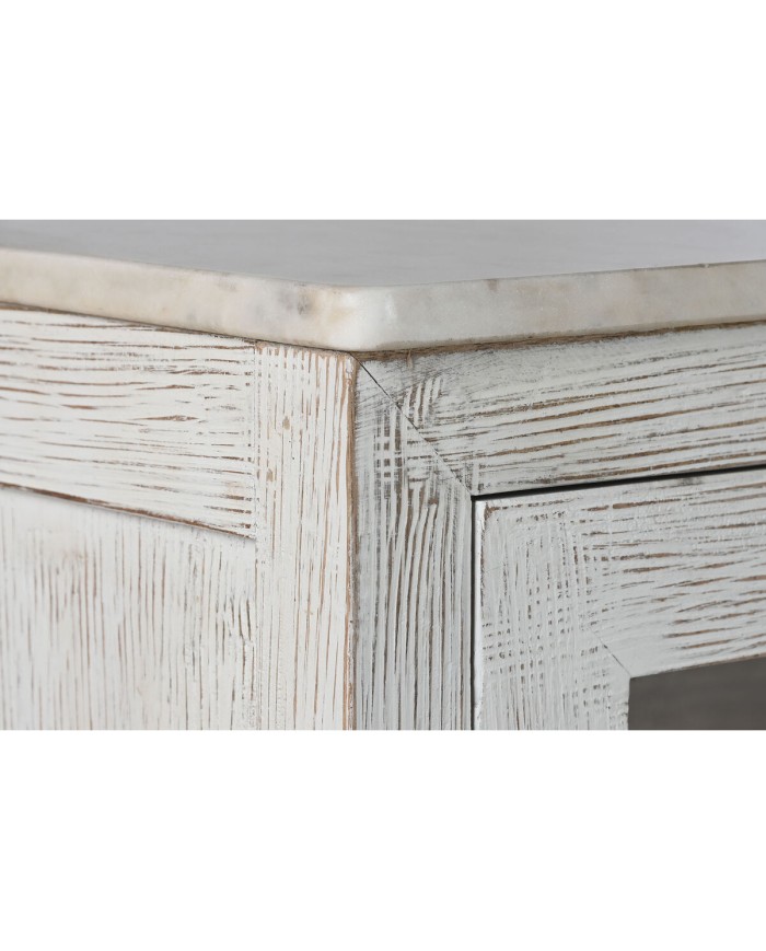 Credenza Home ESPRIT Bianco Cristallo Legno di mango 175 x 45,2 x 105 cm Credenza Home ESPRIT Bianco Cristallo Legno di mango 175 x 45,2 x 105 cm