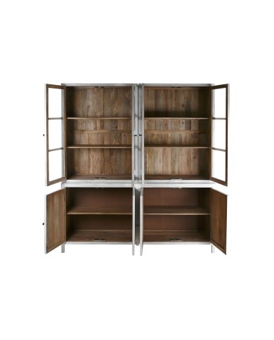 Stand Espositore Home ESPRIT Bianco Cristallo Legno di mango 200 x 45 x 230 cm