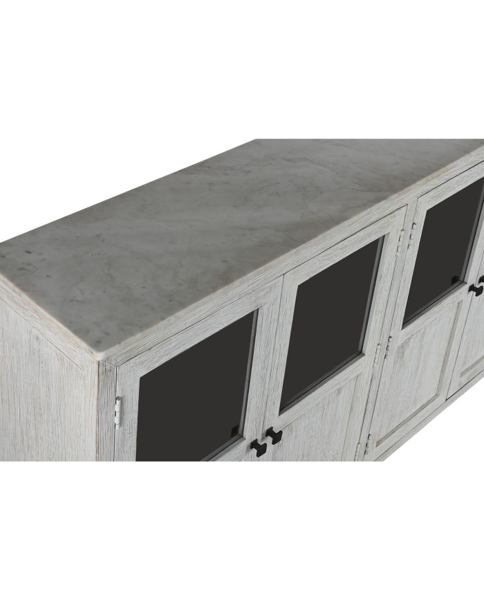 Credenza Home ESPRIT Bianco Cristallo Legno di mango 175 x 45,2 x 105 cm Credenza Home ESPRIT Bianco Cristallo Legno di mango 175 x 45,2 x 105 cm