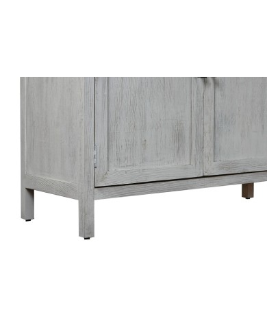 Stand Espositore Home ESPRIT Bianco Cristallo Legno di mango 200 x 45 x 230 cm