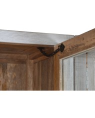 Stand Espositore Home ESPRIT Bianco Cristallo Legno di mango 200 x 45 x 230 cm