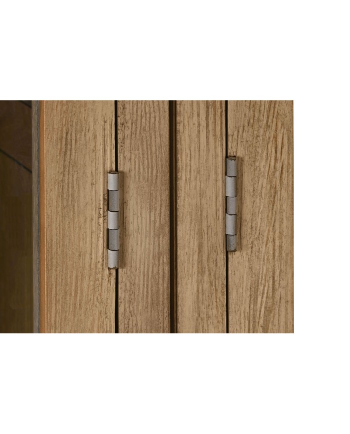 Stand Espositore Home ESPRIT Naturale Cristallo Legno di mango 200 x 45 x 230 cm