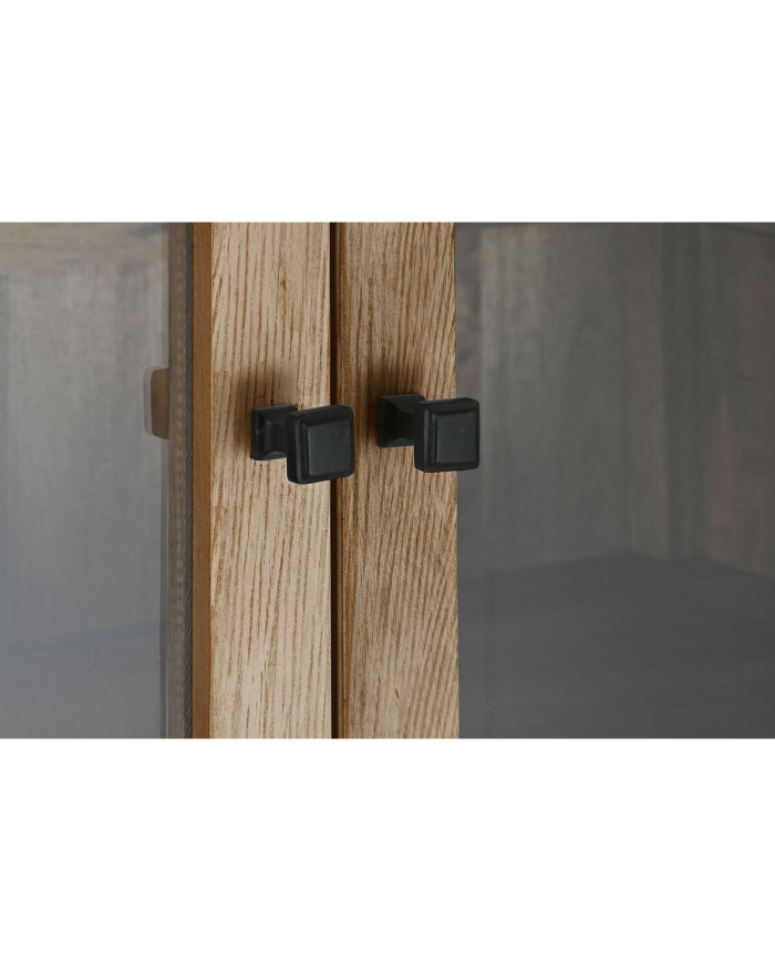 Stand Espositore Home ESPRIT Naturale Cristallo Legno di mango 200 x 45 x 230 cm