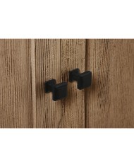 Stand Espositore Home ESPRIT Naturale Cristallo Legno di mango 200 x 45 x 230 cm