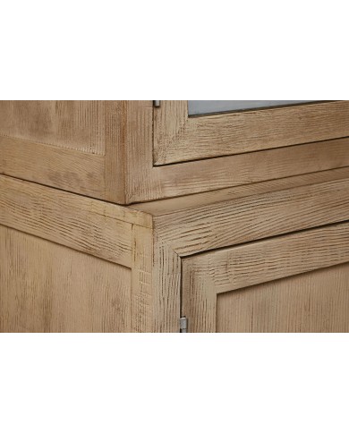 Stand Espositore Home ESPRIT Naturale Cristallo Legno di mango 200 x 45 x 230 cm