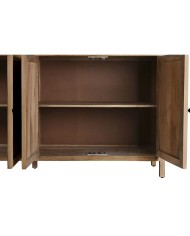Stand Espositore Home ESPRIT Naturale Cristallo Legno di mango 200 x 45 x 230 cm