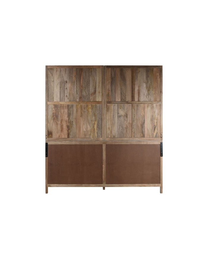 Stand Espositore Home ESPRIT Naturale Cristallo Legno di mango 200 x 45 x 230 cm