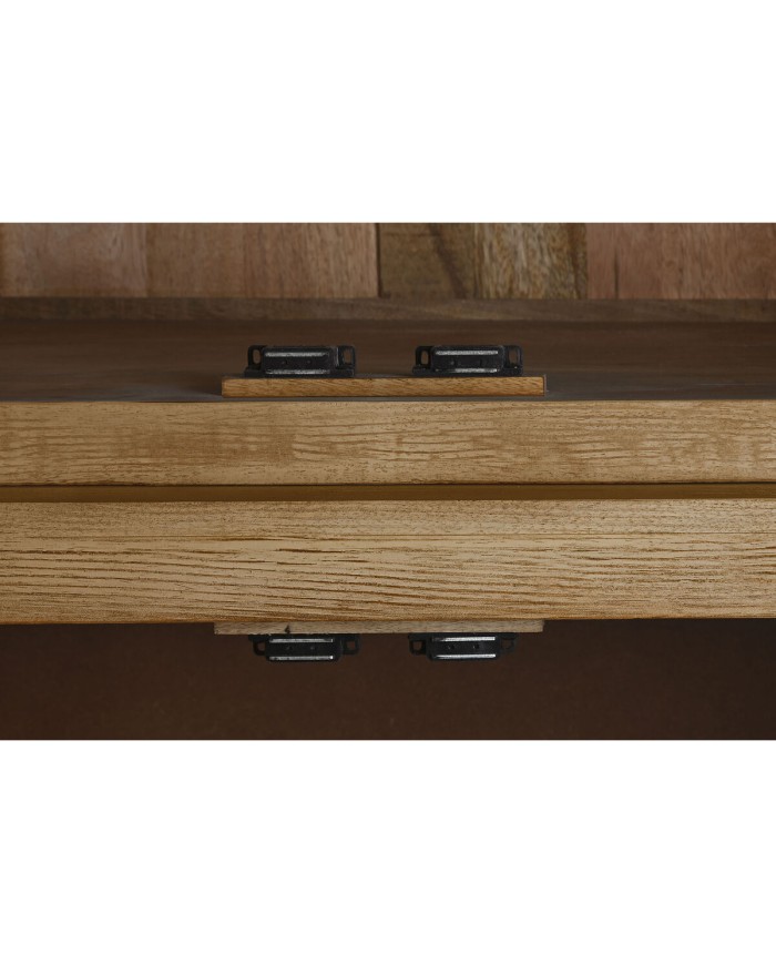 Stand Espositore Home ESPRIT Naturale Cristallo Legno di mango 200 x 45 x 230 cm