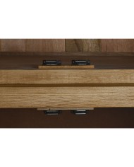 Stand Espositore Home ESPRIT Naturale Cristallo Legno di mango 200 x 45 x 230 cm