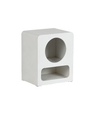 Comodino Home ESPRIT Bianco Legno MDF 40 x 30 x 48 cm Comodino Home ESPRIT Bianco Legno MDF 40 x 30 x 48 cm