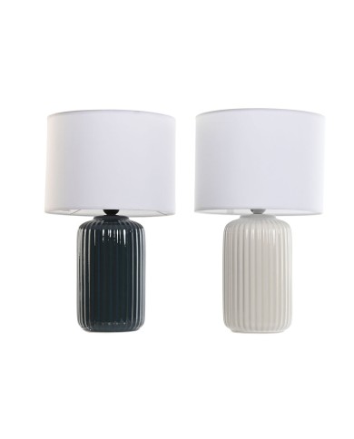 Lampada da tavolo Home ESPRIT Ceramica 28 x 28 x 47 cm (2 Unità)