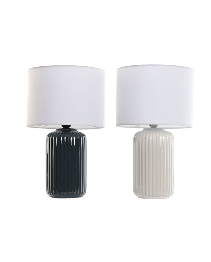 Lampada da tavolo Home ESPRIT Ceramica 28 x 28 x 47 cm (2 Unità) Lampada da tavolo Home ESPRIT Ceramica 28 x 28 x 47 cm (2 Unità)