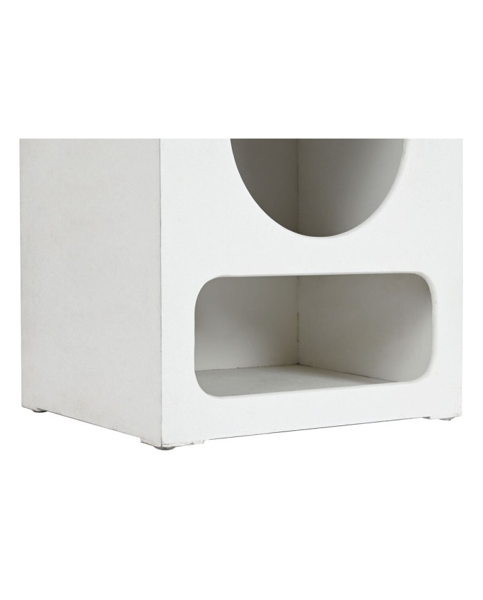 Comodino Home ESPRIT Bianco Legno MDF 40 x 30 x 48 cm Comodino Home ESPRIT Bianco Legno MDF 40 x 30 x 48 cm