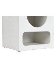 Comodino Home ESPRIT Bianco Legno MDF 40 x 30 x 48 cm Comodino Home ESPRIT Bianco Legno MDF 40 x 30 x 48 cm