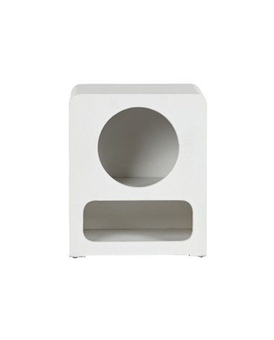 Comodino Home ESPRIT Bianco Legno MDF 40 x 30 x 48 cm