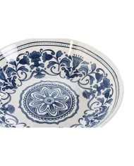 Servizio di Piatti Home ESPRIT Azzurro Bianco Porcellana Arabo 27 x 27 x 2 cm 18 Pezzi Servizio di Piatti Home ESPRIT Azzurro Bianco Porcellana Arabo 27 x 27 x 2 cm 18 Pezzi