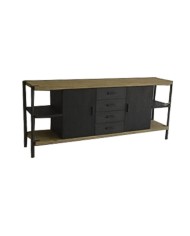 Credenza Home ESPRIT Metallo Abete 186 x 45 x 80 cm