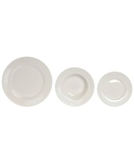 Servizio di Piatti Home ESPRIT Bianco Porcellana Righe 27 x 27 x 2 cm 18 Pezzi Servizio di Piatti Home ESPRIT Bianco Porcellana Righe 27 x 27 x 2 cm 18 Pezzi