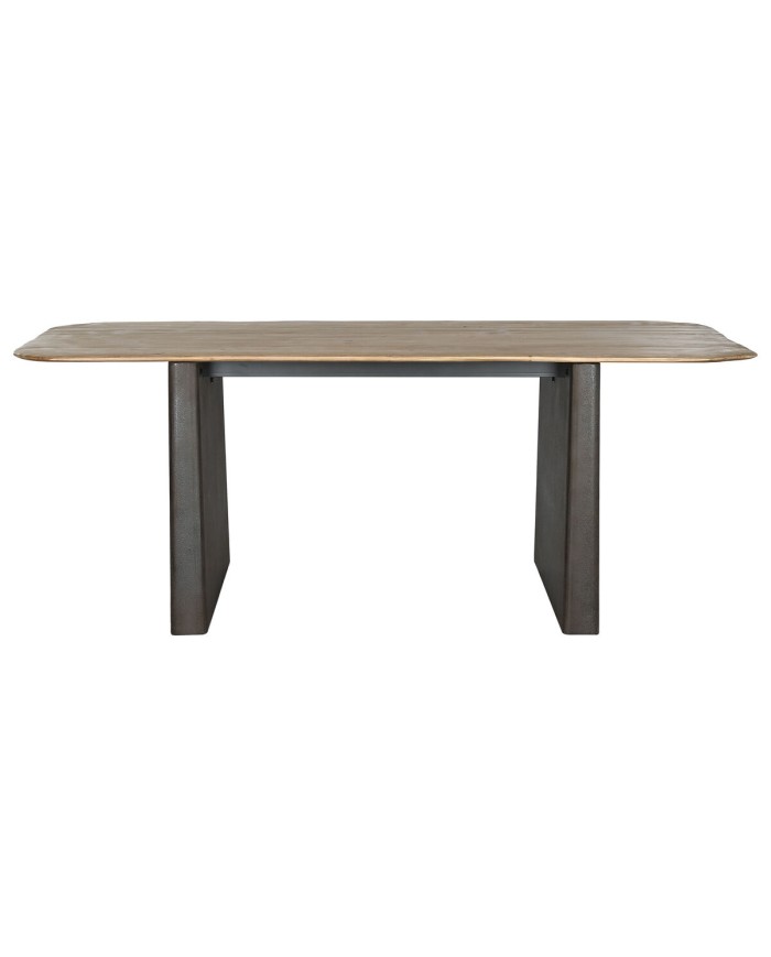 Tavolo da Pranzo Home ESPRIT Naturale Marrone scuro Abete 200 x 90 x 75 cm