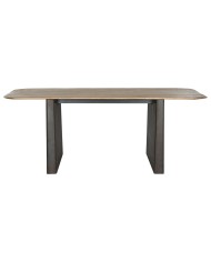 Tavolo da Pranzo Home ESPRIT Naturale Marrone scuro Abete 200 x 90 x 75 cm