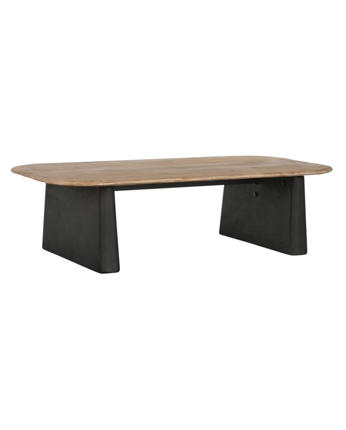 Tavolino da Caffè Home ESPRIT Nero Naturale 120 x 60 x 32 cm