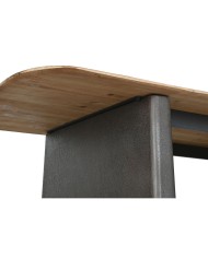 Tavolo da Pranzo Home ESPRIT Naturale Marrone scuro Abete 200 x 90 x 75 cm