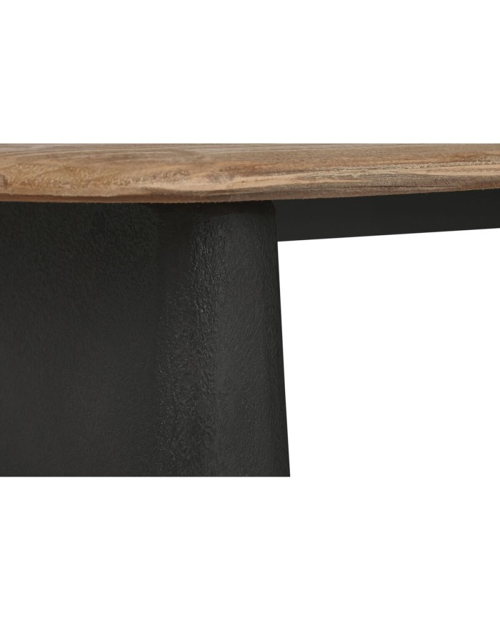 Tavolino da Caffè Home ESPRIT Nero Naturale 120 x 60 x 32 cm