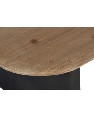 Tavolino da Caffè Home ESPRIT Nero Naturale 120 x 60 x 32 cm