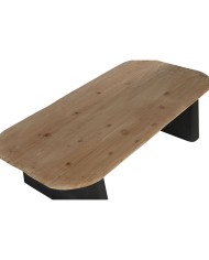 Tavolino da Caffè Home ESPRIT Nero Naturale 120 x 60 x 32 cm
