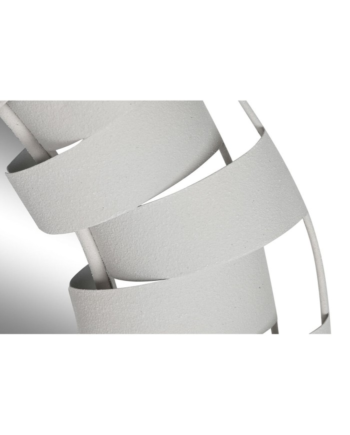 Specchio da parete Home ESPRIT Bianco Beige Moderno 87 x 7,5 x 87 cm