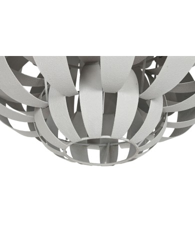 Lampadario Home ESPRIT Bianco Metallo 50 W 50 x 50 x 53 cm