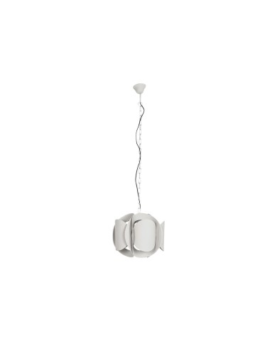 Lampadario Home ESPRIT Bianco Metallo 50 W 42 x 42 x 36 cm