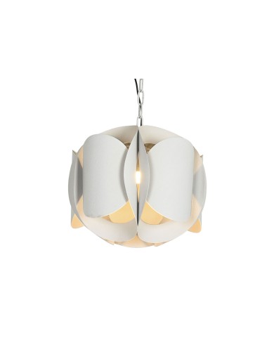 Lampadario Home ESPRIT Bianco Metallo 50 W 42 x 42 x 36 cm