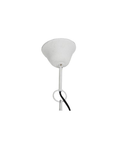 Lampadario Home ESPRIT Bianco Metallo 50 W 42 x 42 x 36 cm