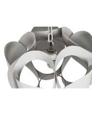 Lampadario Home ESPRIT Bianco Metallo 50 W 42 x 42 x 36 cm