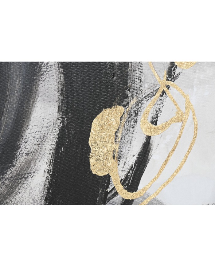 Tela Home ESPRIT Bianco Nero polistirene Tela Astratto Moderno 104 x 4 x 103,5 cm (2 Unità) Tela Home ESPRIT Bianco Nero polistirene Tela Astratto Moderno 104 x 4 x 103,5 cm (2 Unità)