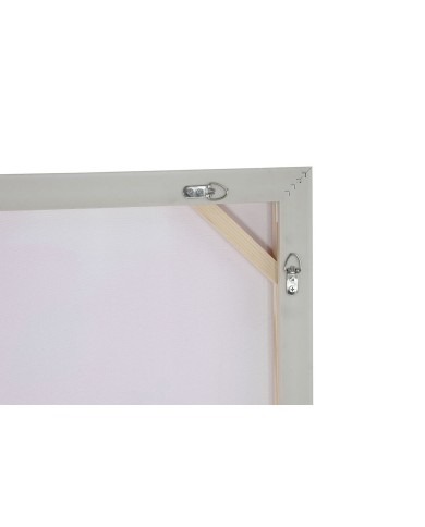 Tela Home ESPRIT Azzurro Rosa polistirene Tela Astratto Moderno 94 x 4 x 123,5 cm (2 Unità)