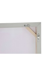 Tela Home ESPRIT Azzurro Rosa polistirene Tela Astratto Moderno 94 x 4 x 123,5 cm (2 Unità)