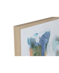 Tela Home ESPRIT Azzurro Rosa polistirene Tela Astratto Moderno 94 x 4 x 123,5 cm (2 Unità)