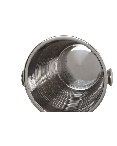 Refrigeratore per champagne Home ESPRIT Dorato Argentato Acciaio inossidabile 24 x 24 x 22 cm