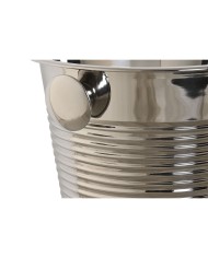 Refrigeratore per champagne Home ESPRIT Dorato Argentato Acciaio inossidabile 24 x 24 x 22 cm