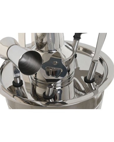 Set da Cocktail Home ESPRIT Dorato Argentato Acciaio inossidabile 22 x 22 x 21 cm