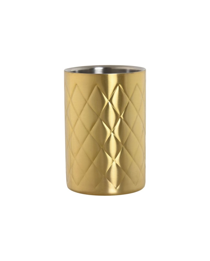 Raffredda Bottiglie Home ESPRIT Dorato Acciaio inossidabile 12 x 12 x 18 cm