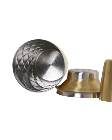 Shaker per cocktail Home ESPRIT Dorato Acciaio inossidabile 9,5 x 9,5 x 22 cm