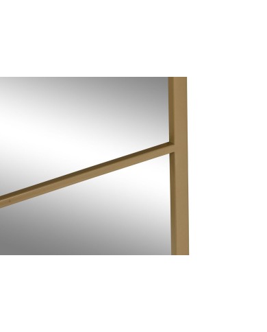 Specchio da parete Home ESPRIT Dorato 90 x 2 x 90 cm