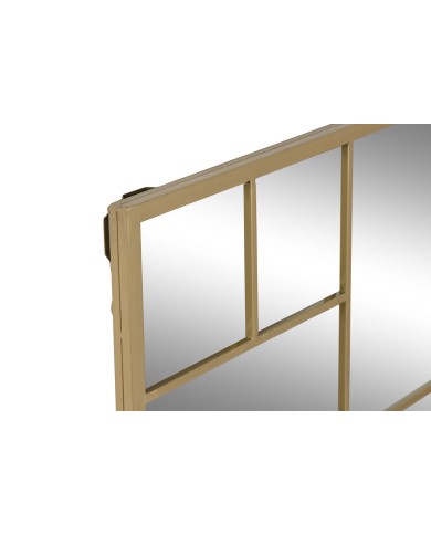 Specchio da parete Home ESPRIT Dorato 90 x 2 x 90 cm