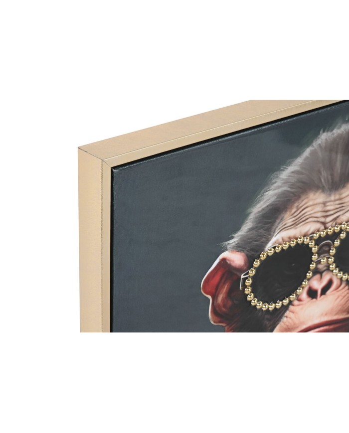 Quadro Home ESPRIT polistirene Tela Moderno Laccato Scimpanzé 52,5 x 3 x 72,5 cm (2 Unità) Quadro Home ESPRIT polistirene Tela Moderno Laccato Scimpanzé 52,5 x 3 x 72,5 cm (2 Unità)